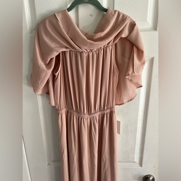 NWT Show Me Your MuMu Hacienda Maxi Bridesmaid Dress Size XL Blush! - Picture 4 of 6